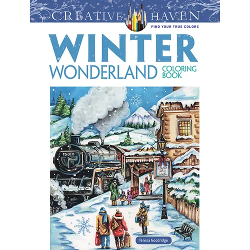 Creative Haven Winter Wonderland Coloring Book - Paperback