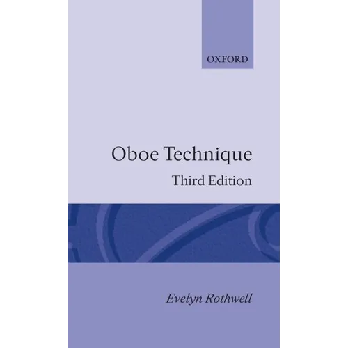 Oboe Technique - Paperback