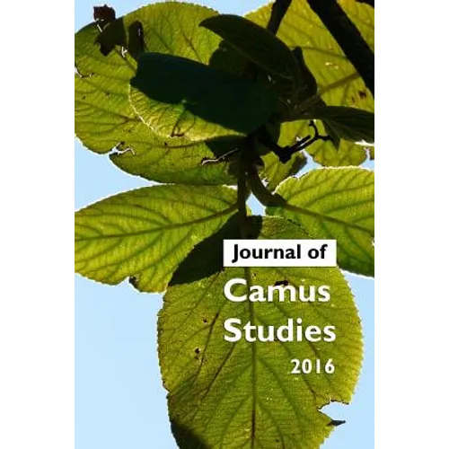 Journal of Camus Studies 2016