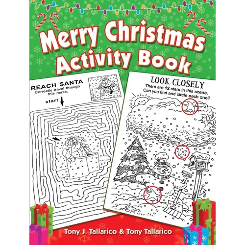 Merry Christmas Activity Book - Paperback