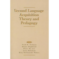 Second Language Acquisition Theory and Pedagogy