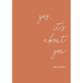 yes, it's about you