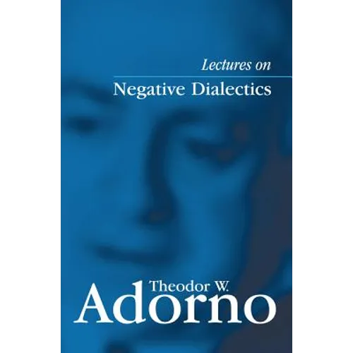 Lectures on Negative Dialectics: Fragments of a Lecture Course 1965/1966 - Paperback