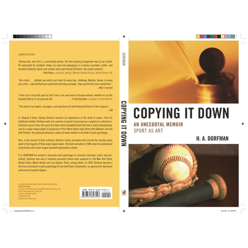 Copying It Down: An Anecdotal Memoir - Paperback