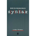Beginning Syntax