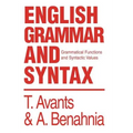 English Grammar and Syntax: Grammatical Functions and Syntactic Values