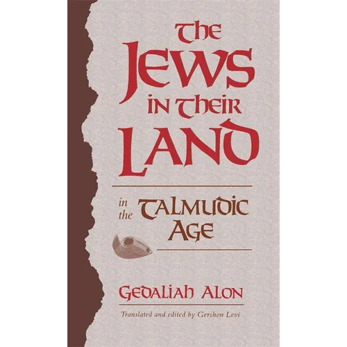 The Jews in Their Land in the Talmudic Age: 70-640 CE