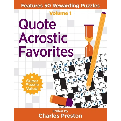 Quote Acrostic Favorites: Features 50 Rewarding Puzzles - Paperback