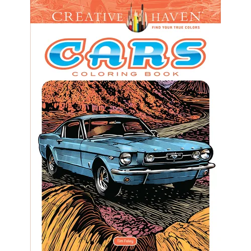 Creative Haven Cars Coloring Book - Paperback