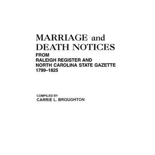 Marriage and Death Notices from 