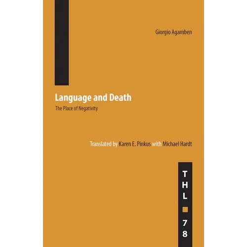 Language and Death: The Place of Negativity Volume 78 - Paperback