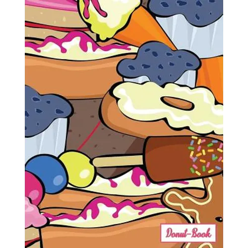 Donut-Book: donut and ice cream print cover