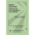 Survey Questions: Handcrafting the Standardized Questionnaire