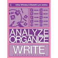 Analyze, Organize, Write