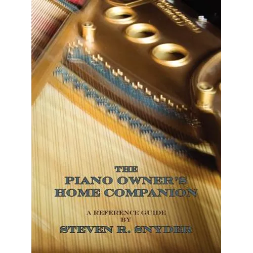 The Piano Owner's Home Companion - Paperback