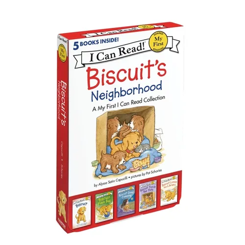 Biscuit's Neighborhood: A Box of 5 Stories for Beginning Readers and Dog Lovers - Paperback