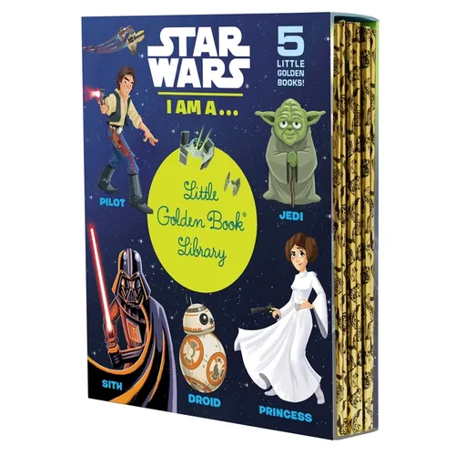 Star Wars: I Am A...Little Golden Book Library -- 5 Little Golden Books: I Am a Pilot; I Am a Jedi; I Am a Sith; I Am a Droid; I Am a Princess