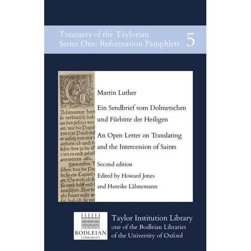 Ein Sendbrief vom Dolmetschen und Fürbitte der Heiligen / An Open Letter on Translating and the Intercession of Saints - Paperback