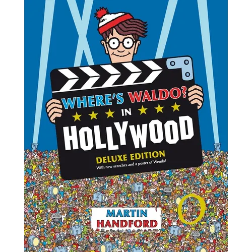 Where's Waldo? in Hollywood: Deluxe Edition with New Searches and Collectible Poster (a Hidden Object Activity Book with Search & Find Puzzles and Spo
