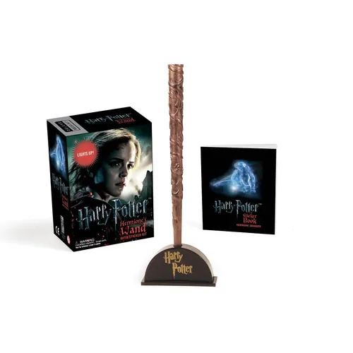 Harry Potter Hermione's Wand with Sticker Kit: Lights Up! - Novelty