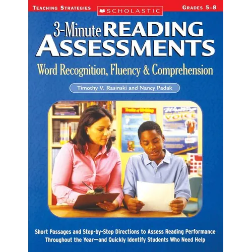 3-Minute Reading Assessments Prehension: Word Recognition, Fluency, & Comprehension