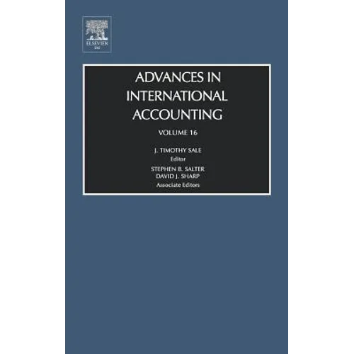 Advances in International Accounting: Volume 16 - Hardcover