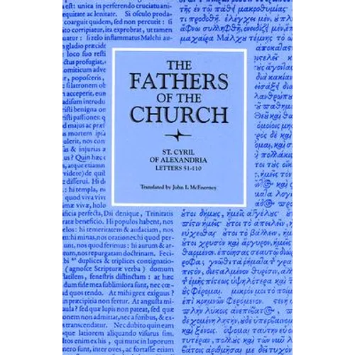 St. Cyril of Alexandria Letters 51-110 - Paperback